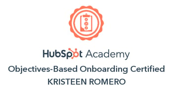 Kristeen Romero - HubSpot Objectives Based Onboarding Cert